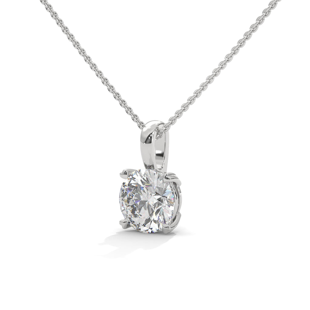 1.5 Ct Round Brilliant Cut Solitaire Pendant - Timeless With Pure Sparkle