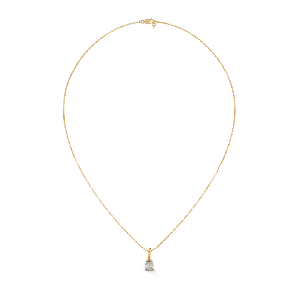 1 Ct. ROUND Brilliant Cut Solitaire Diamond Pendant - Timeless With Pure Sparkle