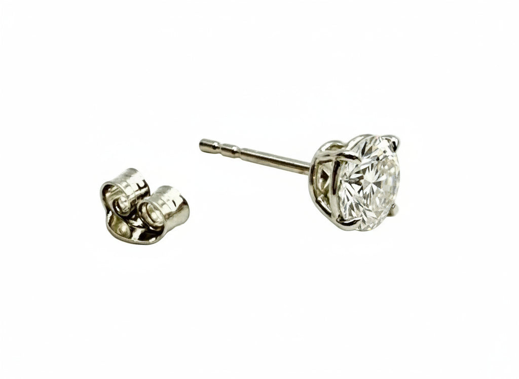 Pair of Studs With 0.5 Ct. ROUND Excellent Cut Diamonds Set In A Classic Four Prong Basket (Copy)